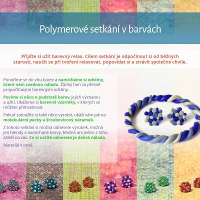 Kurz - Polymerové setkání v barvách